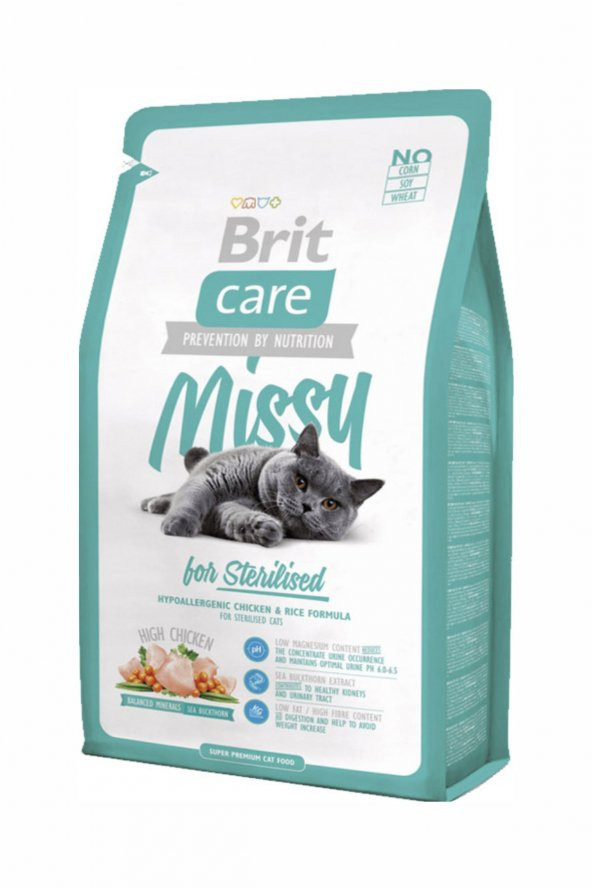 Brit Care Missy Tavuklu Kısırlaştırılmış Kedi Maması 2 Kg
