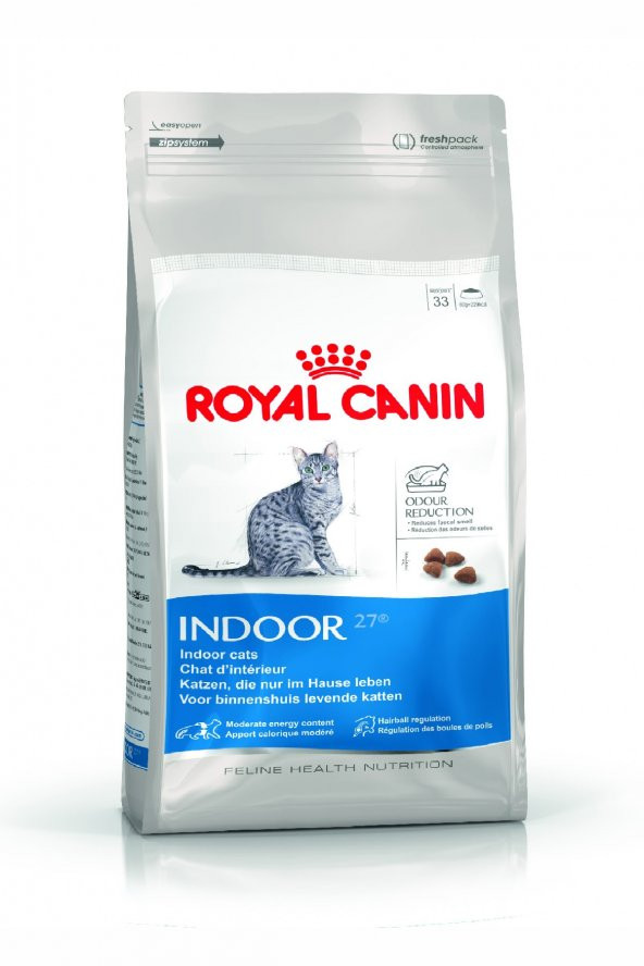 Royal Canin Indoor 27 Evde Yaşayan Kedi Maması 2 Kg
