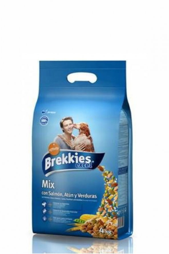 Brekkies Excel Mix Fish Balıklı Köpek Maması 4 Kg