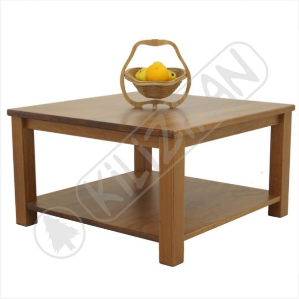 Ortoklaz Masif Ahşap Orta Sehpa - 5