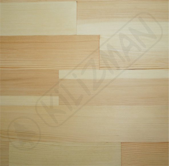 Masif Çam Boy Ekli (Uç Uca) 18 mm Ahşap Panel - 3