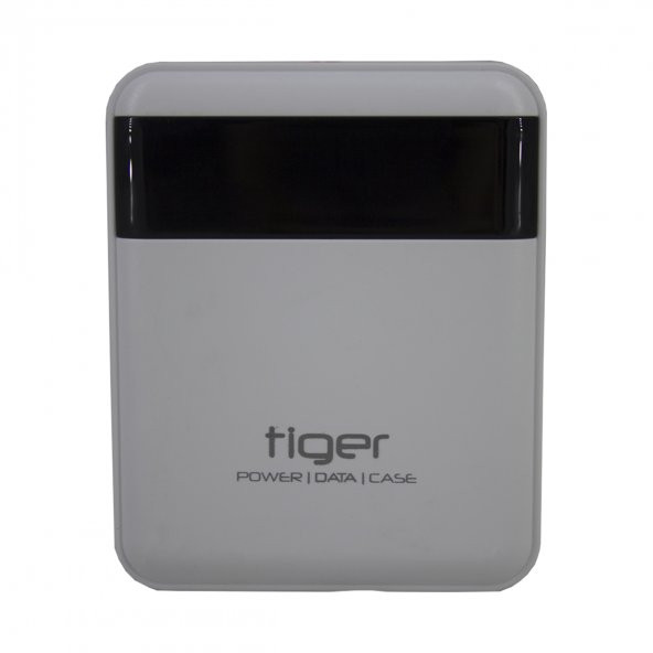Tiger Powerbank Yedek Batarya Led Ekranlı 9000 mAh S51D Beyaz