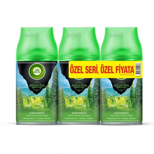 Air Wick Oda Kokusu Freshmatic Makine Yedek Spreyi 3x250 ml Karad - 2