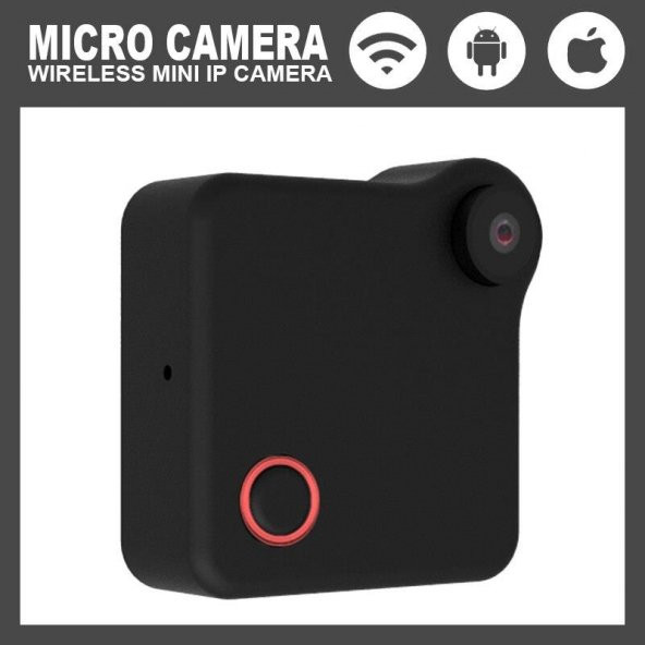 720p HD Wifi Gece Görüşlü Mini Güvenlik Kamerası IP Kamera