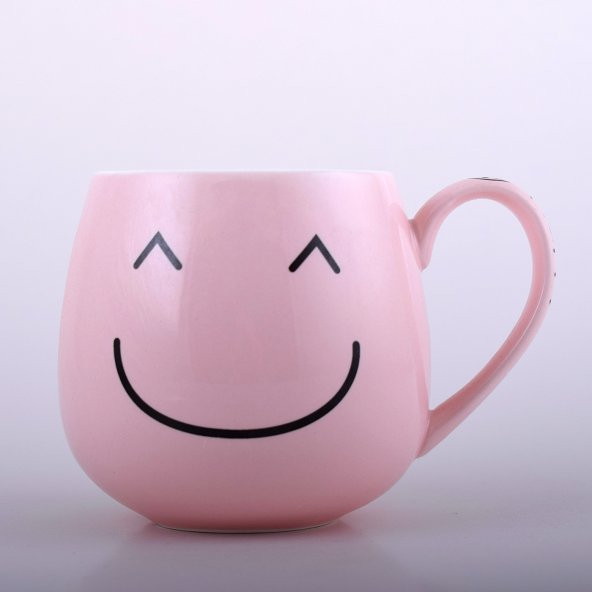 Gülen Kupa Happy Smile Pembe No.4 - 1