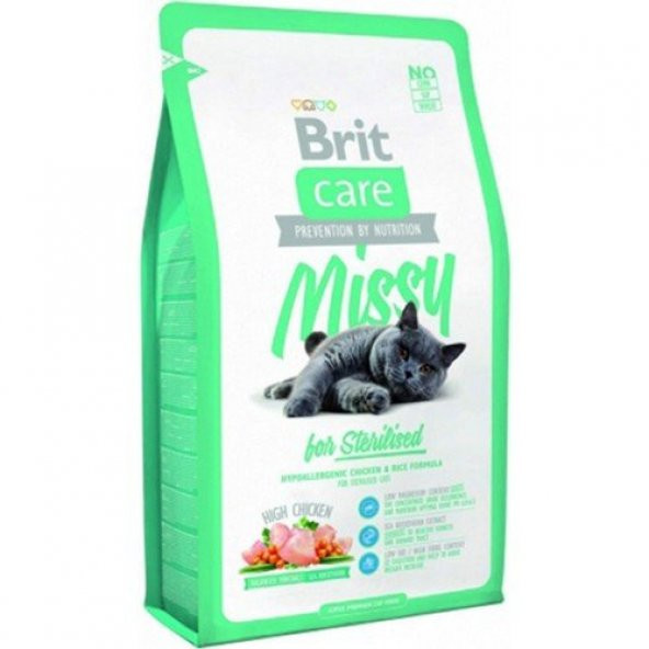 Brit Care Cat Missy Sterilised Tavuklu Ve Pirinçli Kısır Kedi Mam