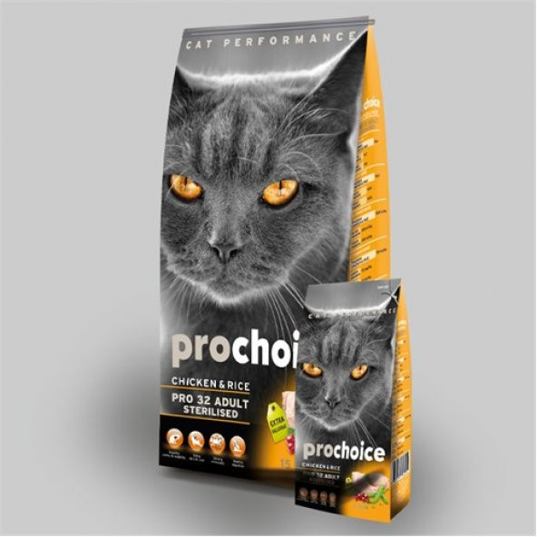Prochoice Pro 32 Tavuklu Kısırlaştırılmış Kedi Maması 2Kg