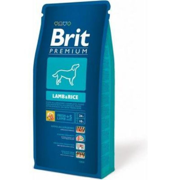 Brit Premium Kuzulu Yetişkin Köpek Maması 15 Kg