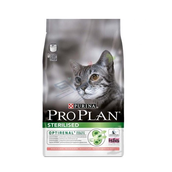 Proplan Sterilised Somonlu & Ton Balıklı Kısır Kedi Maması - 3 Kg