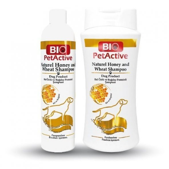 Bio petactive Natural Honey Shampoo- (Doğal Bal Özlü Köpek Şampua