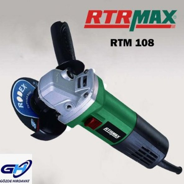 Rtrmax RTM108 Avuç Taşlama Makinesi 115 mm 750W