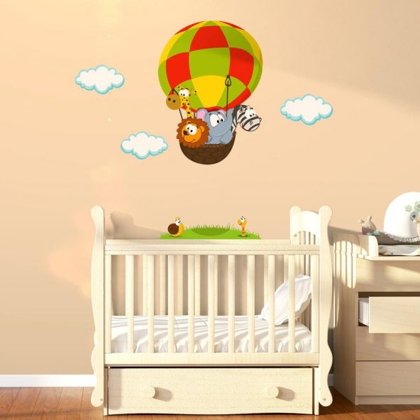 DekorLoft Uçan Balon Çocuk Odası Sticker CS-518