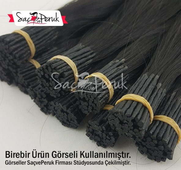 Boncuk Kaynak Saç 0,8 gr 60 cm Aynı Gün Kargo - 5