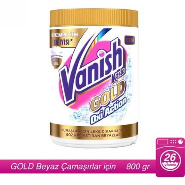 Vanish Kosla Oxi Action 800Gr Gold Beyaz