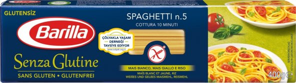 Barilla Spagetti Glutensiz Makarna 400 gr