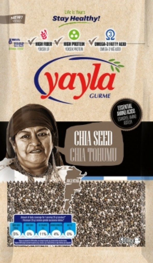 Yayla Gurme Chia Tohumu 500 gr