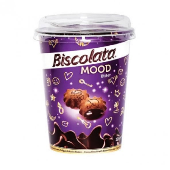 Biscolata Mood Bitter Çikolatalı 125 gr