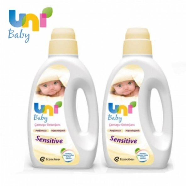 Uni Baby Sensitive Çamaşır Deterjanı 1500 ml x 2 Adet