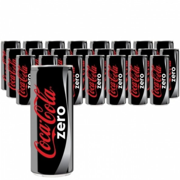 Coca Cola Zero 250 ml x 24 Adet