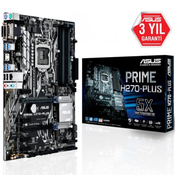 Asus Prime H270-PLUS DDR4 S+V+GL 1151