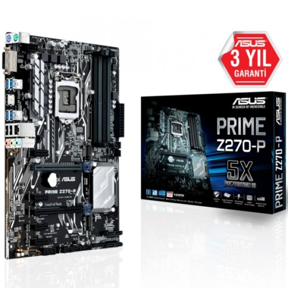 Asus PRIME Z270-P DDR4 S+V+GL 1151p (ATX)