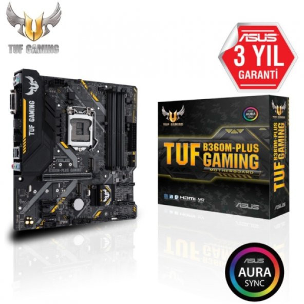 Asus TUF B360M-PLUS DDR4 2666MHz S+V+GL 1151p8