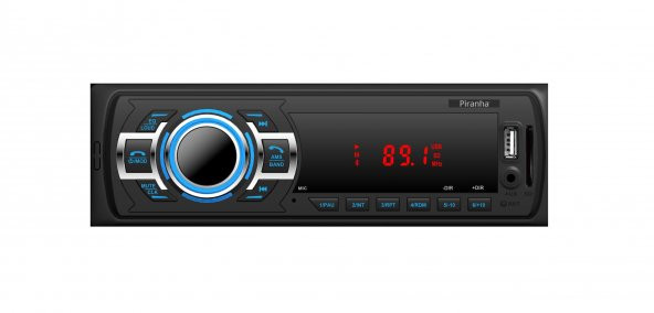 Piranha Lotus Z Bluetooth + USB/ SD Kart Girişli Oto MP3 Çalar