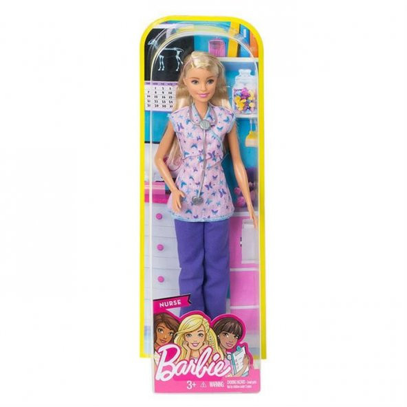 Barbie Kariyer Bebekleri Hemşire Barbie DVF50-DVF57