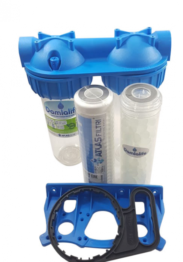 Atlas 3/4 Orjinal Italyan Bina Ve Kuyu Suyu 2 Li Tortu Filtresi - Resim 3