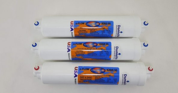 Omnipure  USA 3 Lü Filtre - 3