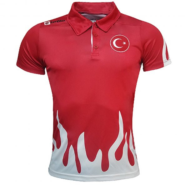Lotto Polo T- shirt Red Milli Takım R0305