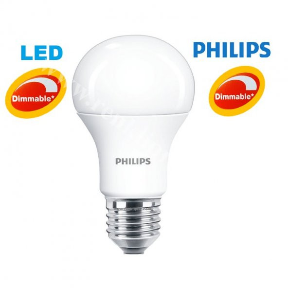 Philips Dimlenebilir Led Ampul 11-75 Watt 2700 K