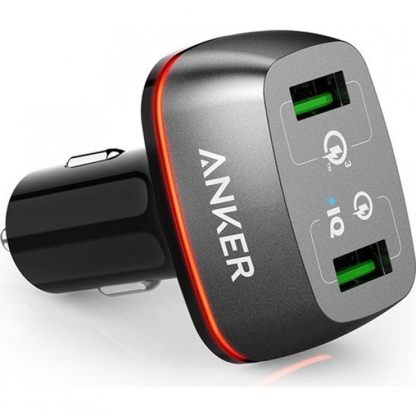 ANKER PowerDrive+ 2 42W  QuickCharge 3.0 Hızlı Araç Şarj Cihazı