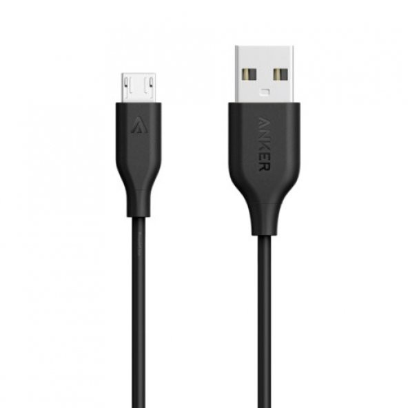 ANKER PowerLine Micro USB Şarj/ Data Kablosu 0.9 Metre - Siyah