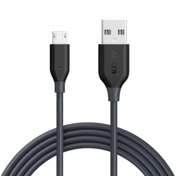 ANKER Powerline Micro USB Şarj/ Data Kablosu 1.8 Metre - Gri