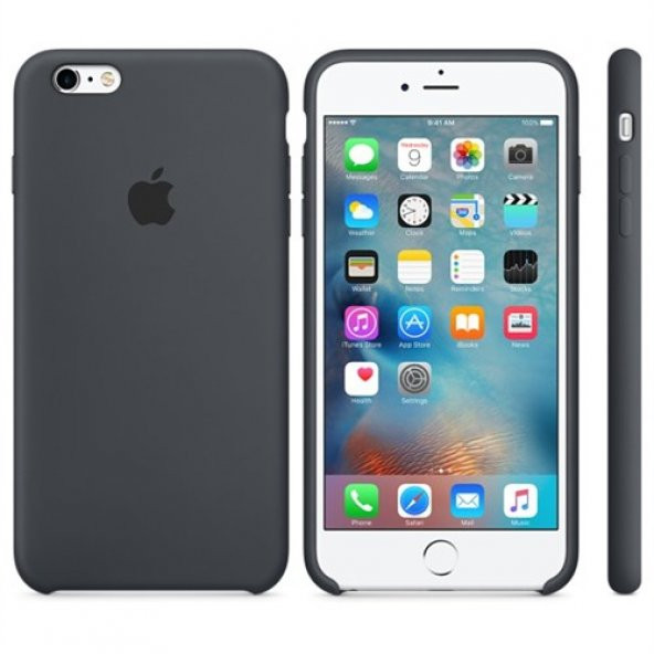 Fonemax Apple iPhone 6 - 6S Plus Silikon Kılıf - Kömür Grisi