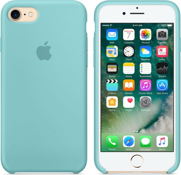 Fonemax Apple iPhone 7 - 8 Silikon Kılıf - Deniz Mavisi