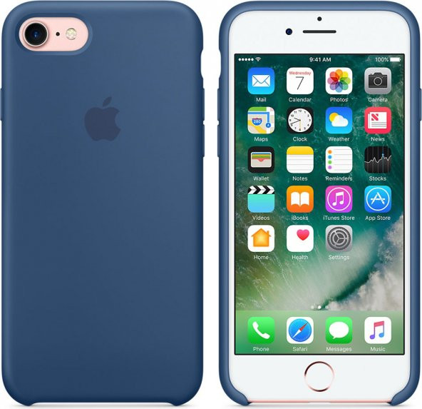 Fonemax Apple iPhone 7 - 8 Silikon Kılıf - Okyanus Mavisi