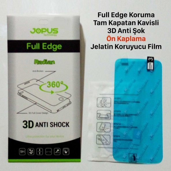 Samsung Note 8 2n1 Jopus Ön arka 3D Tam Kapatan Film Kılıf