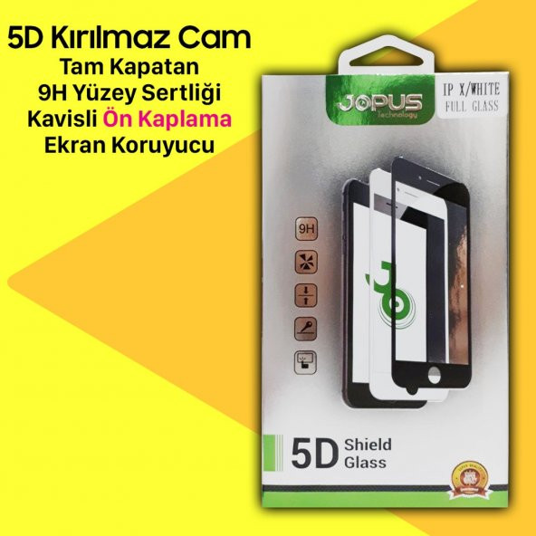 Jopus İphone 6G 5D/9H Ön yüz Tam Kapatan Cam Ekran Koruyucu Kılıf