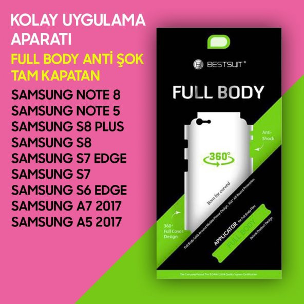 Bestsuit Samsung Note 8 S8 S7 S6 Edge Plus A7 A5 2017 Full Body
