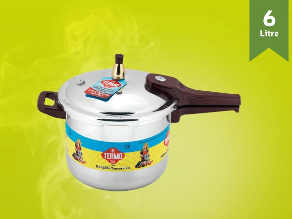 Termo Düdüklü Tencere  3 5 6 7 8 10 12 Lt Litre Pres Tencereler - 6