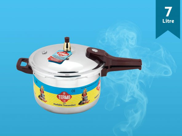Termo Düdüklü Tencere  3 5 6 7 8 10 12 Lt Litre Pres Tencereler - 8