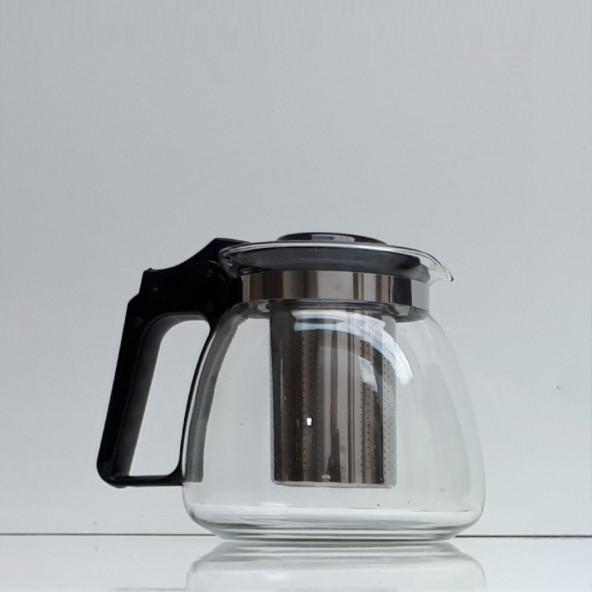 Süzgeçli Cam Demlik 700 900 1250 1500 ml Tea Pot Çaydanlık - 3