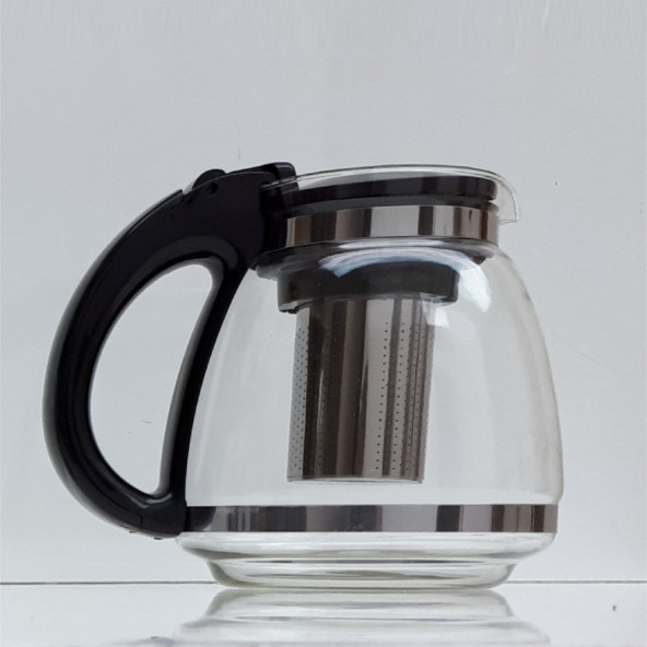 Süzgeçli Cam Demlik 700 900 1250 1500 ml Tea Pot Çaydanlık - 5