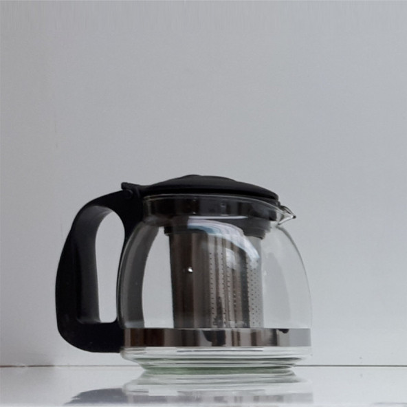 Süzgeçli Cam Demlik 700 900 1250 1500 ml Tea Pot Çaydanlık - 6