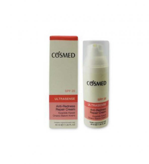 Cosmed Ultrasense Anti-Redness Repair Spf 20 40 ml Kızarıklık Bakımı