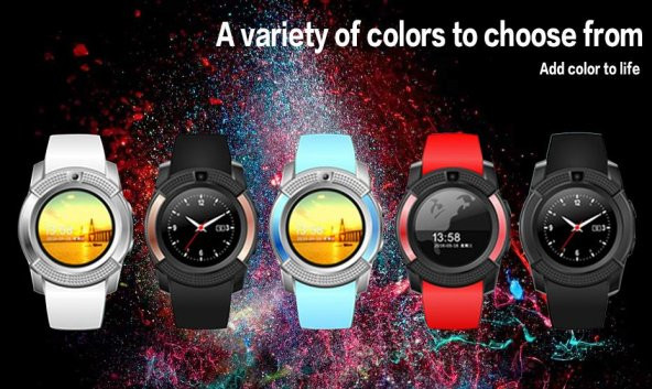 Angeleye W28 Akıllı Kameralı Saat iPhone,LG,Samsung vs. - 3