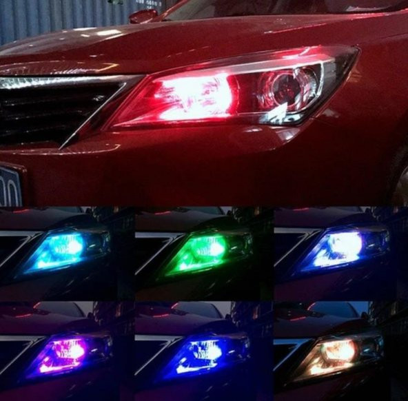 Kumandalı Çakarlı Park Lambası Park Ledi T10 Dipsiz Ampul - 3