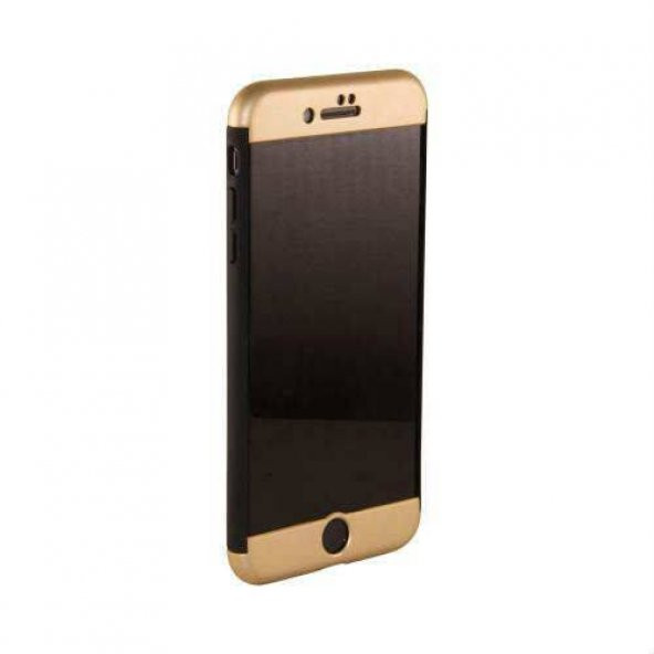 Apple iPhone 6 Plus New 360 Full Kaplayan Sert Kapak Gold